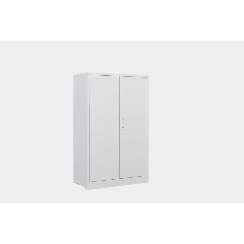 Armoire de rangement à 2 tablettes Chapata, Blanc