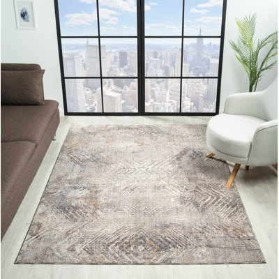 United Weavers Faran Fulton Grey Area Rug 12'6" x 15'