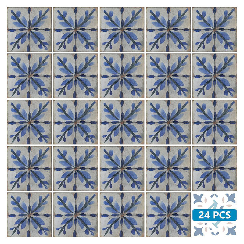 Carrelage mosaïque en vinyle 6 po x 6 po