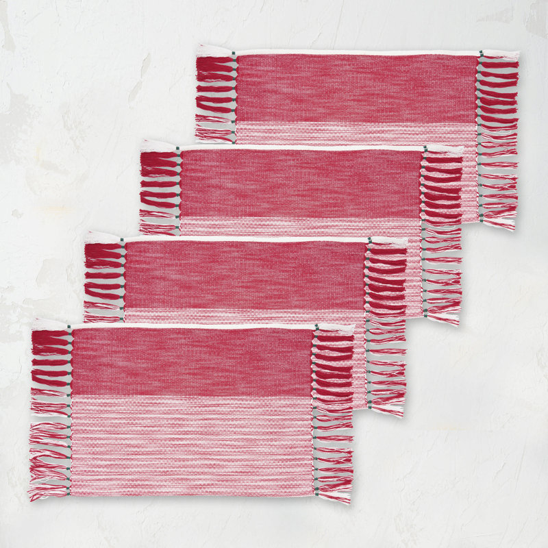  Placemat S/4, Red