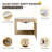 28" Wall Mounted Bathroom Vanity with Ceramic Sink, Single Door Cabinet-2016966480-2045707255