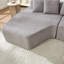 Canapé modulaire à compression avec méridienne confortable, canapé de compression irrégulier en forme de L-2001329279
