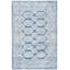 Tapis oriental en laine / coton touffeté à la main Metro en bleu / gris-82632366