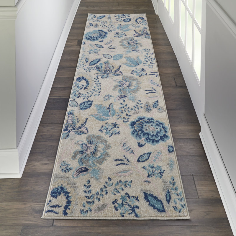 Floral Indoor Rug, Runner 2'3" x 7'3"