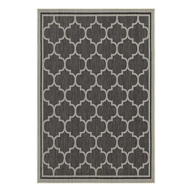 Tapis intérieur / extérieur à motif treillis, Rectangle 5 pi 3 po x 7 pi 3 po