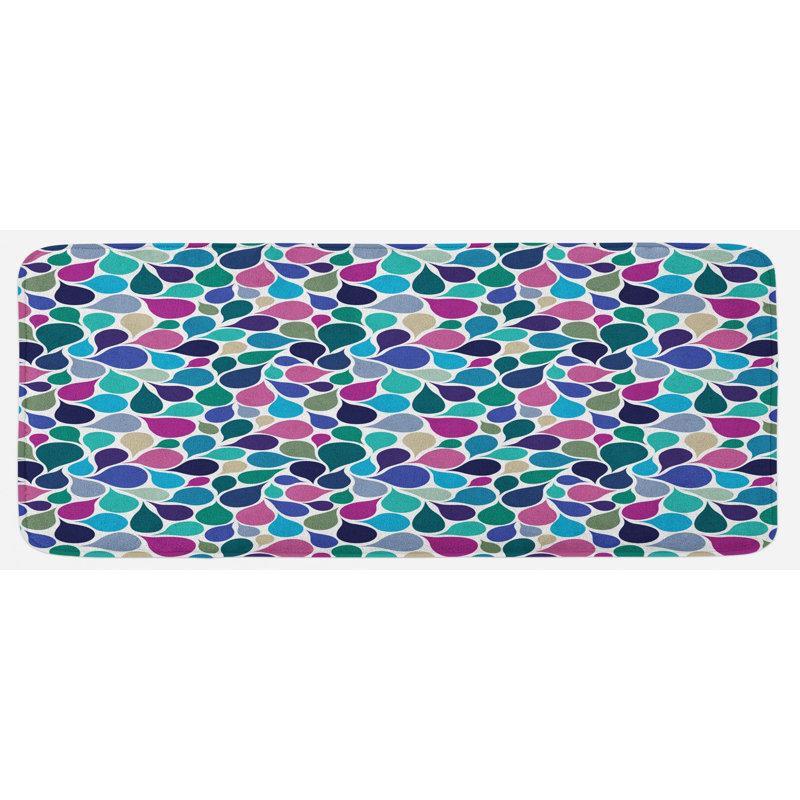 Modern & Contemporary Synthetic Kitchen Mat