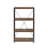 Industrial Style 1Pc Bookshelf Black Metal Frame Wooden Weathered Oak Finish Home Office Furniture