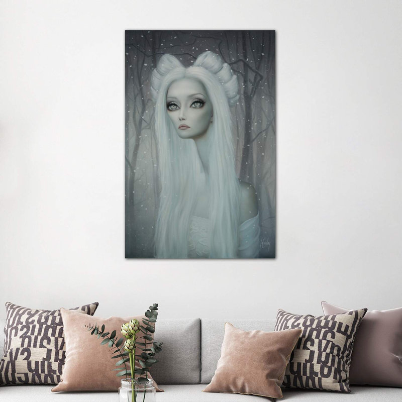Angela par Inconnu - reproduction d'art, H 48 po x l 32 po x P 1,5 po, Toile tendue