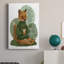 Latte renard dans un chandail sur toile de qualité supérieure - Prêt à accrocher-1517735336