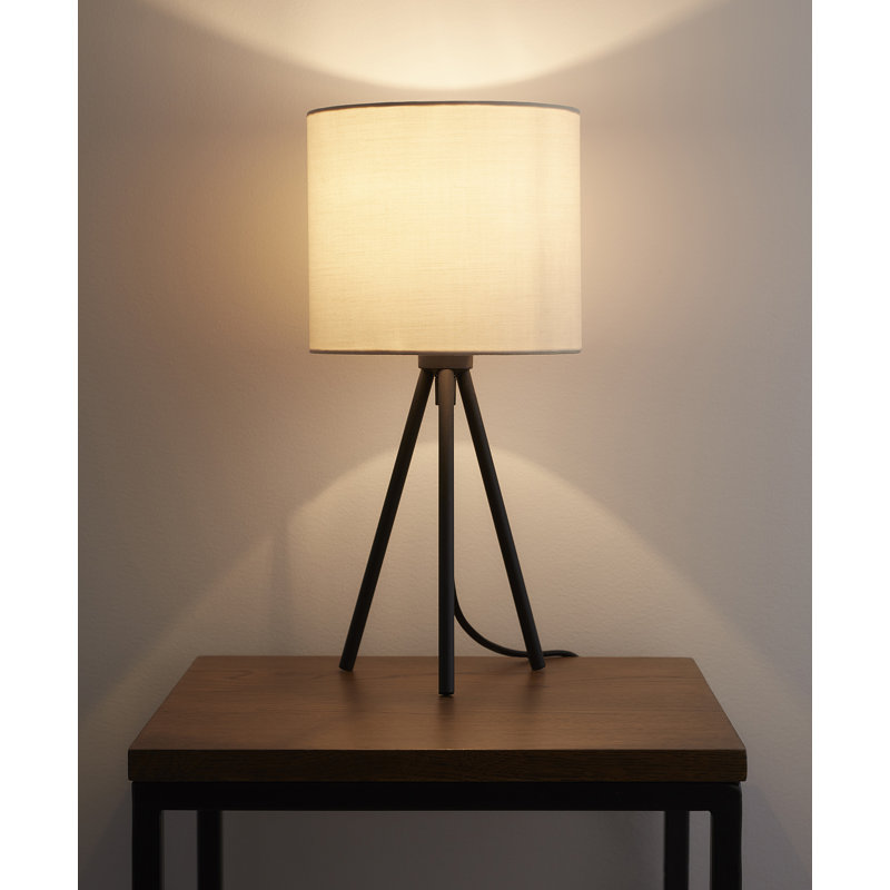 Douglas Metal Tripod Lamp, Cream