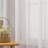 Couey Farmhouse Striped Sheer Rod Pocket Curtain Pair-107099054-107099057