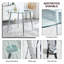 Modern Modern Elegance - Ensemble de table et de chaises en verre trempé pour un style élégant