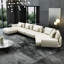 Santiago Collection 174'' Genuine Leather Right Hand Facing Modular Sofa & Chaise-460599151