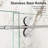56"-60"W X 72"H Frameless Single Sliding Shower Door – 5/16" (8Mm) Clear Tempered Glass, Bypass Design-121998751