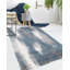 Tapis à poils longs bleu / gris Baxter-1066856810