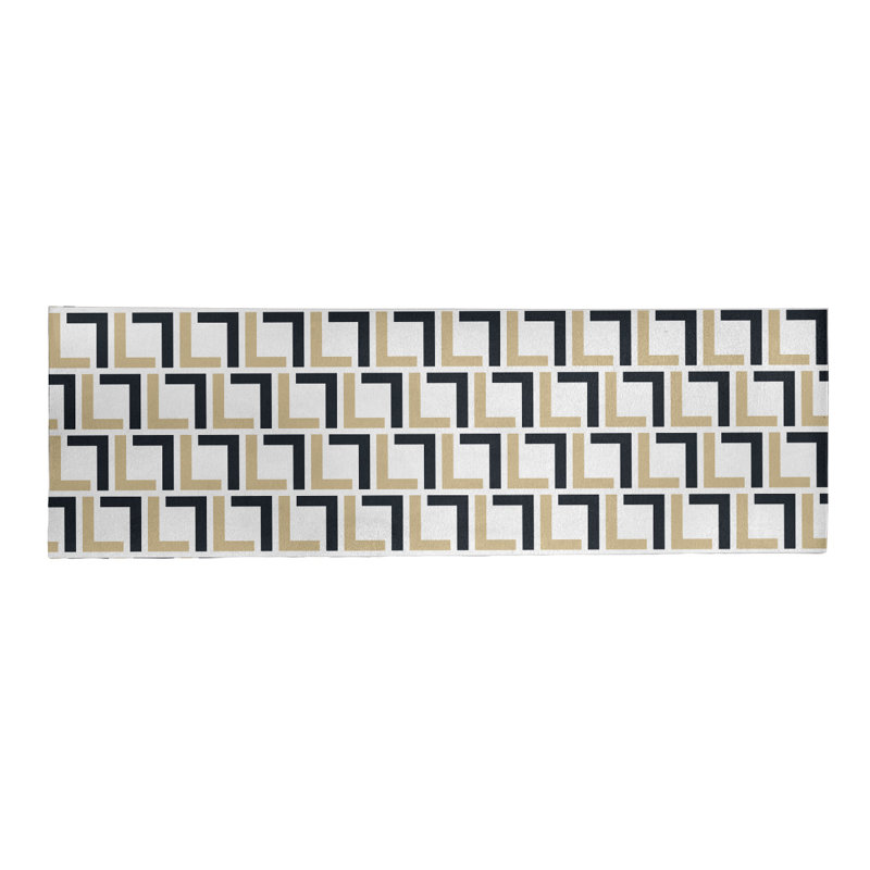 Tapis de couloir blanc