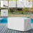Heavy-Duty Waterproof Rectangle Ottoman Outdoor Deck Box Cover, Outdoor Rectangle Storage Box Bench Patio Deck Box Cover-160068156-160068159