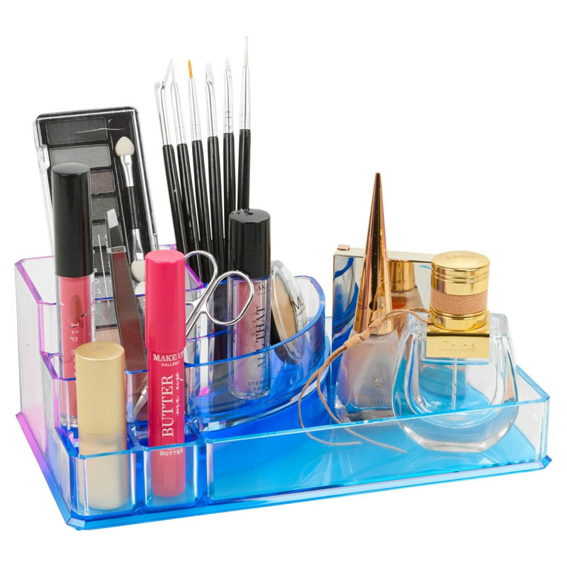 Strachan Acrylic 8 Compartment Make Up Organiser