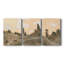 Hillside Walking Path IV - Toile tendue avec châssis sur mesure - 3 pièces-82531643