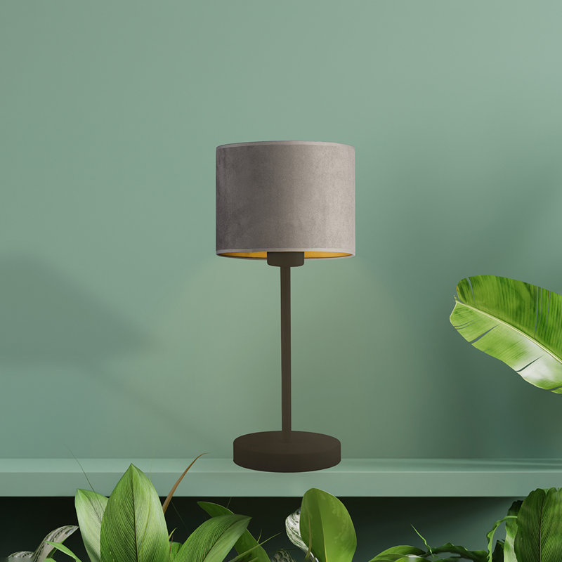 Letina Metal Desk Lamp, White, Grey