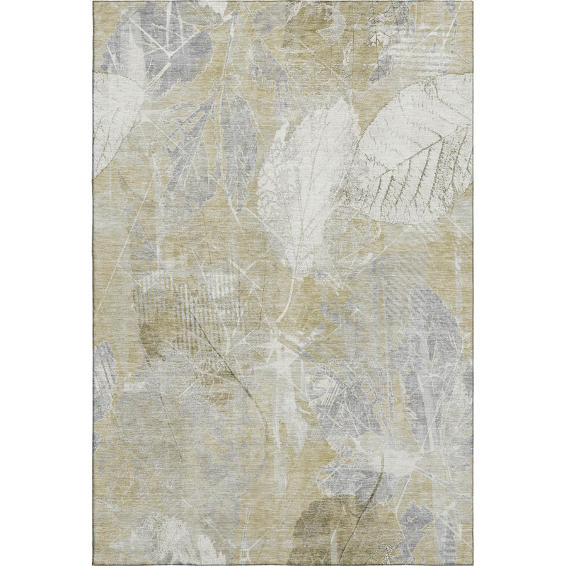 Premium Machine Washable Chelston AMF1850 Floral Rug, Rectangle 3' x 5'