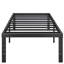 Structure de lit Paca de 18 po de hauteur, support pour 2000 lb, sans sommier, facile à assembler-1648323570