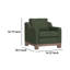 Fauteuil large de 31,75 po Giralda Casoni-88419554
