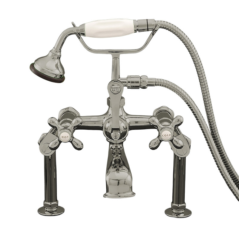 Deck Mount Telephone Faucet Variable by Strom Living, Matte Nickel