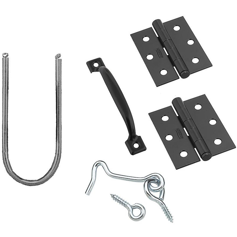 V90 Screen/Storm Door Set, Black