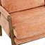 Fauteuil d'appoint moderne en velours orange-884735516