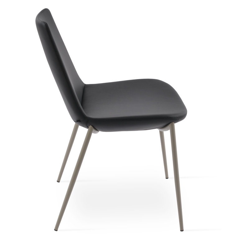 Chaise de salle à manger Eiffel Eiffel, Poudre d'os, Noir, noir, noir, noir