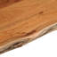 100cm Solid Acacia Wood With A Natural Finish Bathroom Vanity Top