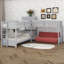 Lit simple superposé en forme de L avec bureau et tiroirs de rangement, lit superposé peu encombrant-1793857940