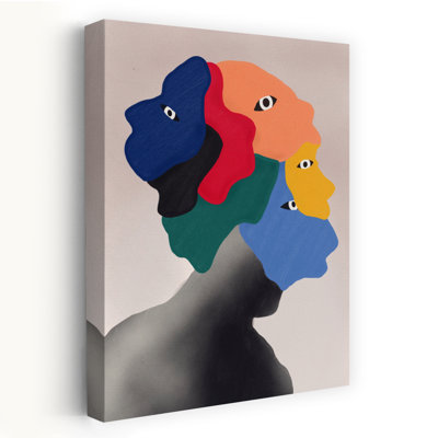 Reproduction d'art mural contemporain moderne abstrait et diverses pensées intérieures