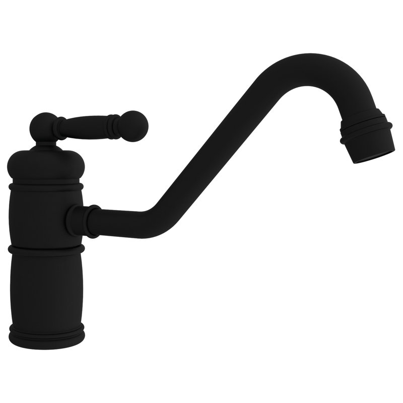 Nadya Single Handle Kitchen Faucet, Flat Black
