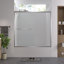 Porte de douche coulissante en verre trempé transparent, élégance de salle de bain moderne, cadre en aluminium durable