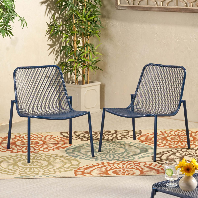 Elegant Living Room Enhancement, Graceful Accent Chair, Navy