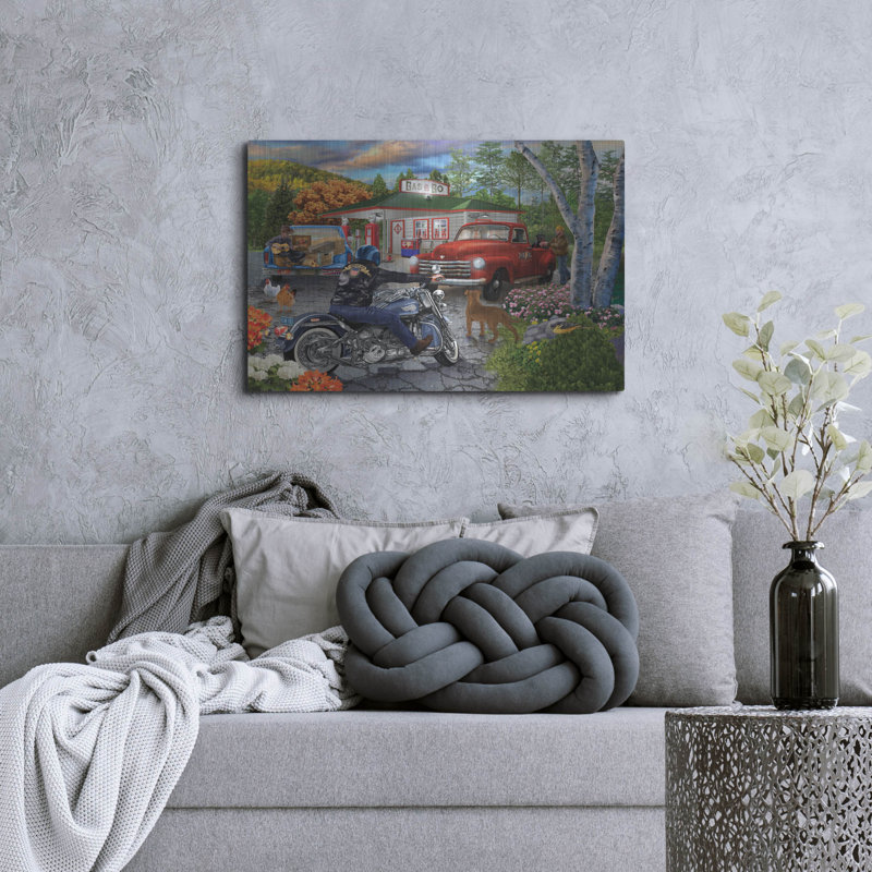 " American Roadside " by Bigelow Illustrations, 24" H x 36" W