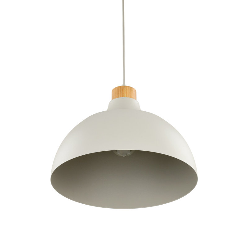 Luminaire suspendu CAP rouge brique, Beige