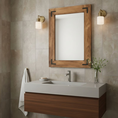 Miroir mural de salle de bain Farmhouse
