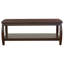Charmante table de salon rectangulaire en bois pour espaces élégants