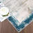 Machine Washable Rugs Bordered Modern Non-Slip Low Pile Rubber Backing Indoor Area Rug for Living Room Bedroom Kitchen Dining Room-974609727