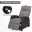 Garden Wicker Recliner Chair, Air Pump Adjustable Backrest Up to 150 Degree with Cushions-222667682-222667681