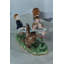 Figurine en porcelaine de style vintage 10 po x 4 po x 9 po NIFao