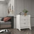 Coney 28" Nightstand in White (3-Drawer)-135020397