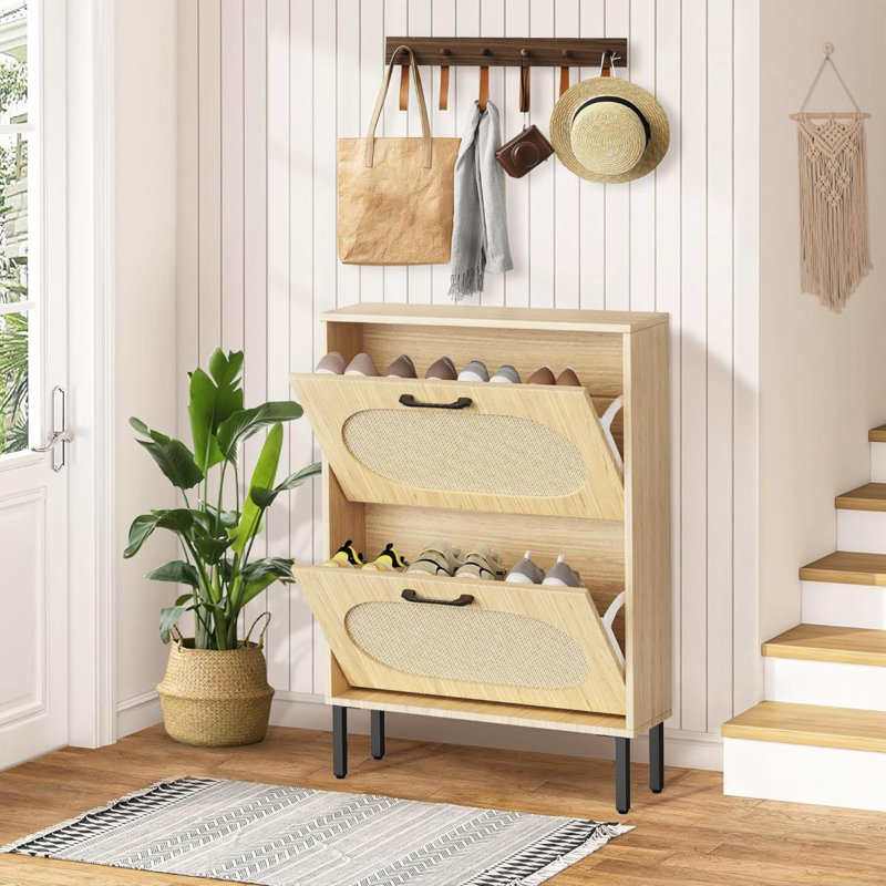 Meuble de rangement 10 paires de chaussures