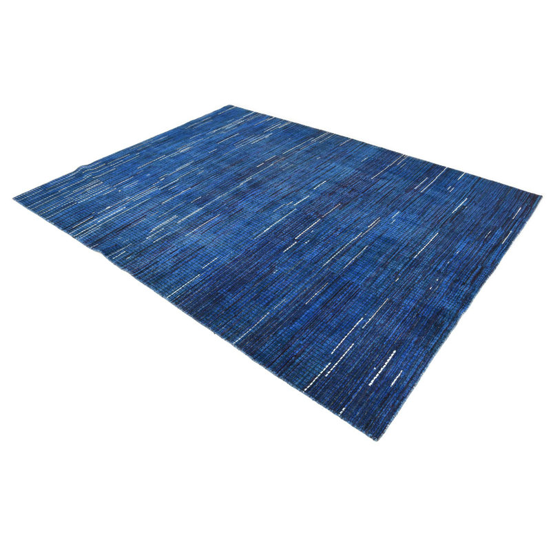 Tapis bleu 8 x 10 Pham