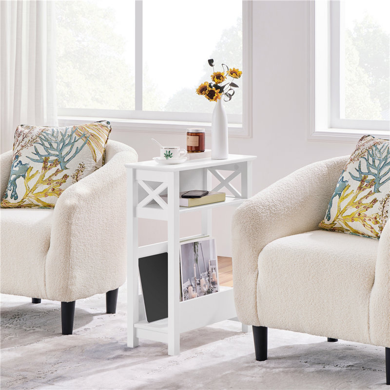 Modern Slim Compact Side Table