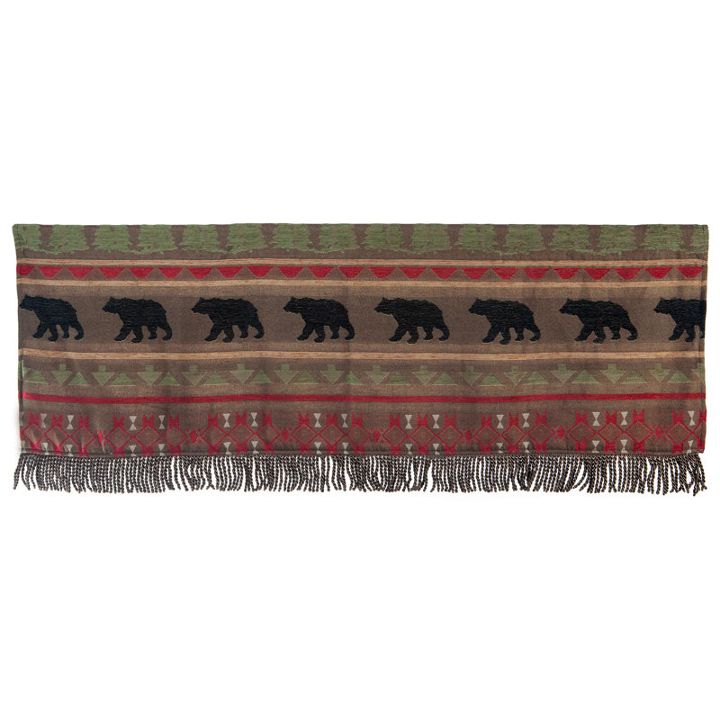 Bear Country Tailored Window Valance