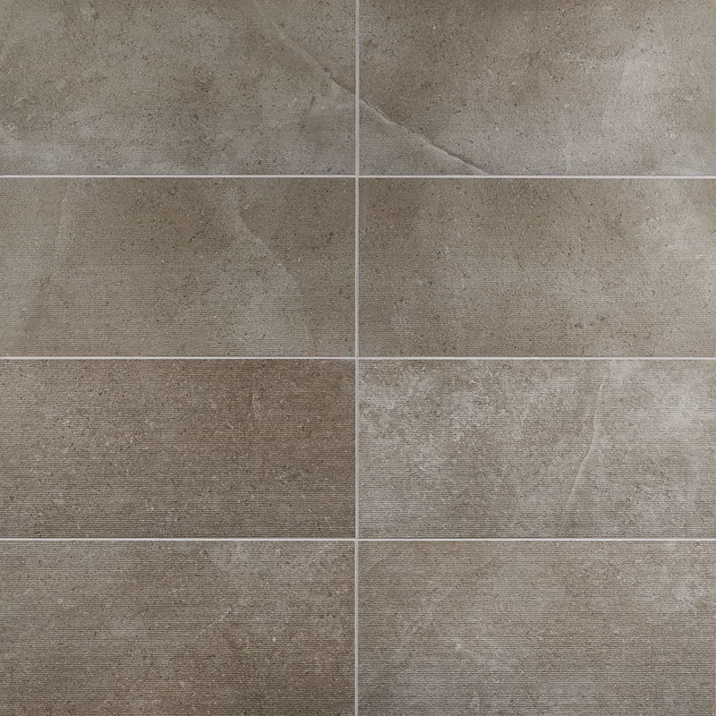 New Rock 12x24 Matte Porcelain Tile, Perla White
